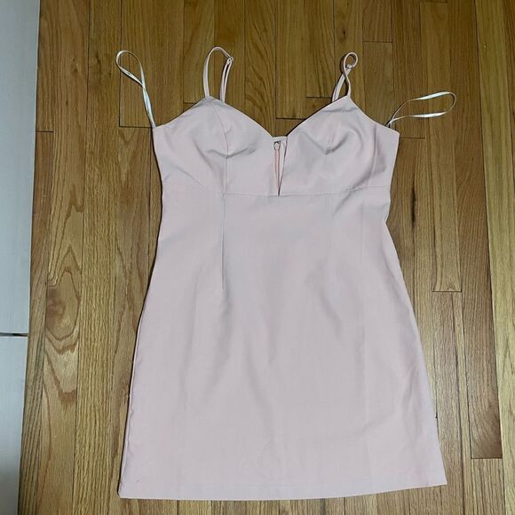 Lulus | Sultry Moments Blush Pink Sleeveless Mini Dress - Picture 4 of 8